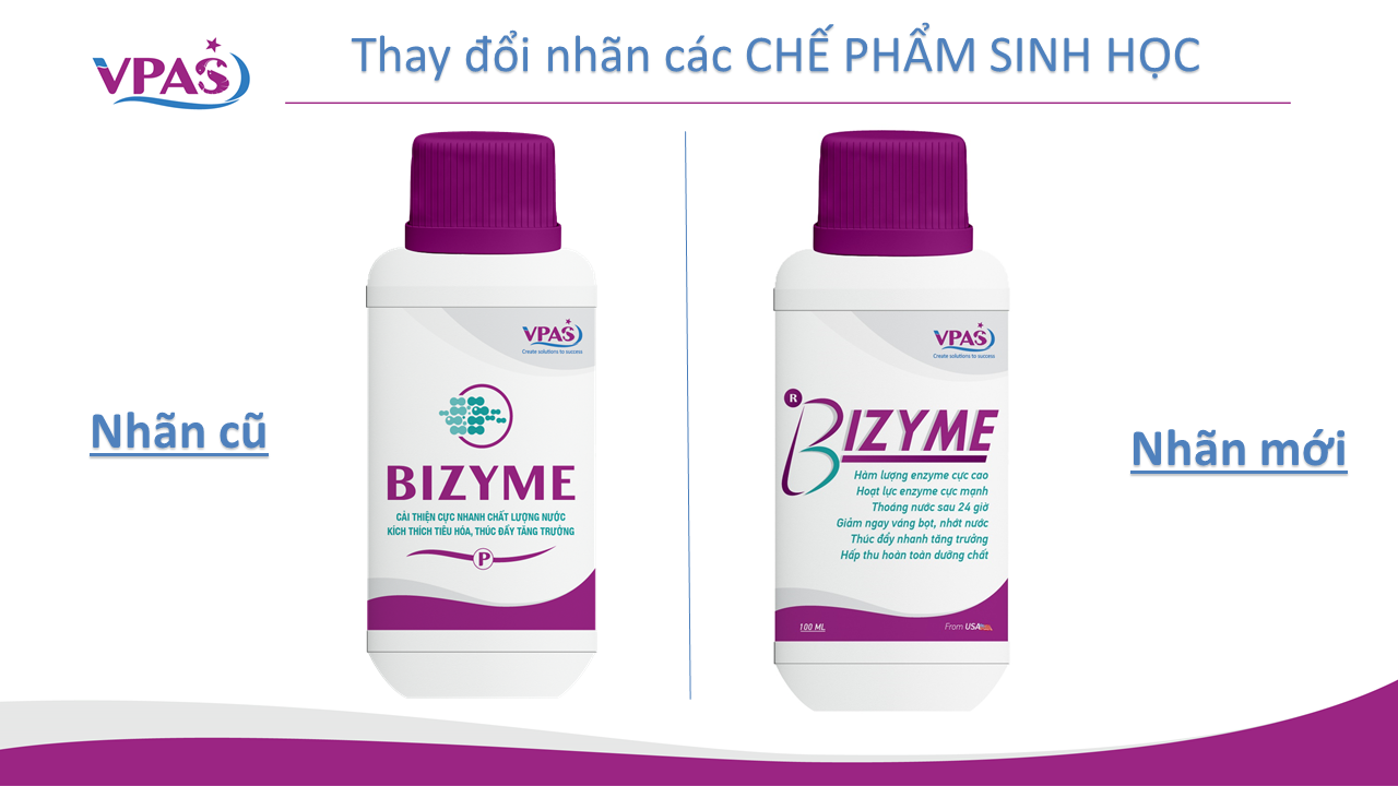 Thay đổi mẫu mã nhãn các chế phẩm sinh học